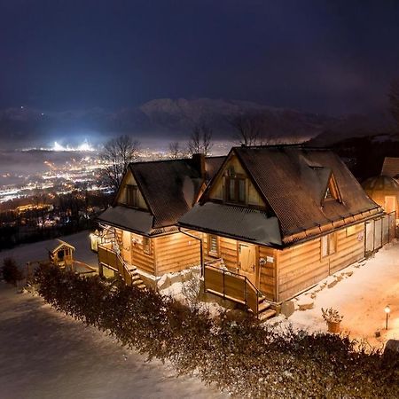 Domki Widokowe Wooden Luxury Chalet & Jacuzzi Zab Εξωτερικό φωτογραφία