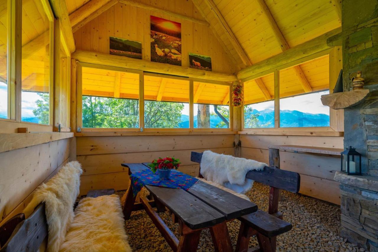 Domki Widokowe Wooden Luxury Chalet & Jacuzzi Zab Εξωτερικό φωτογραφία