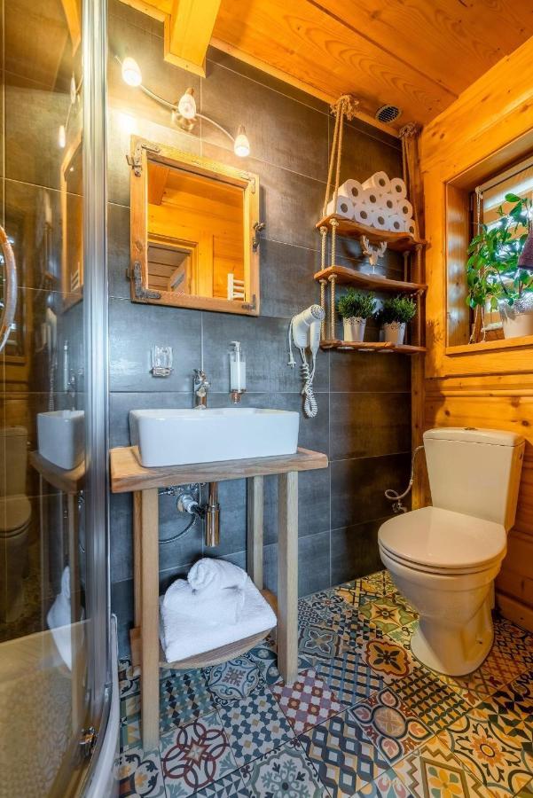 Domki Widokowe Wooden Luxury Chalet & Jacuzzi Zab Εξωτερικό φωτογραφία