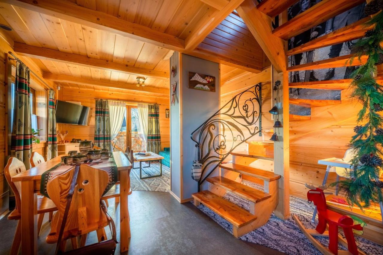 Domki Widokowe Wooden Luxury Chalet & Jacuzzi Zab Εξωτερικό φωτογραφία