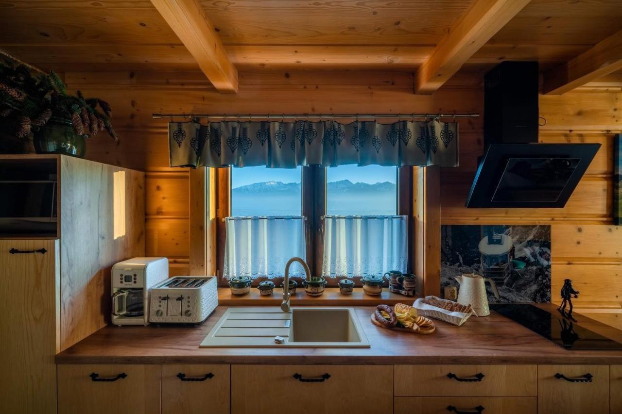 Domki Widokowe Wooden Luxury Chalet & Jacuzzi Zab Εξωτερικό φωτογραφία