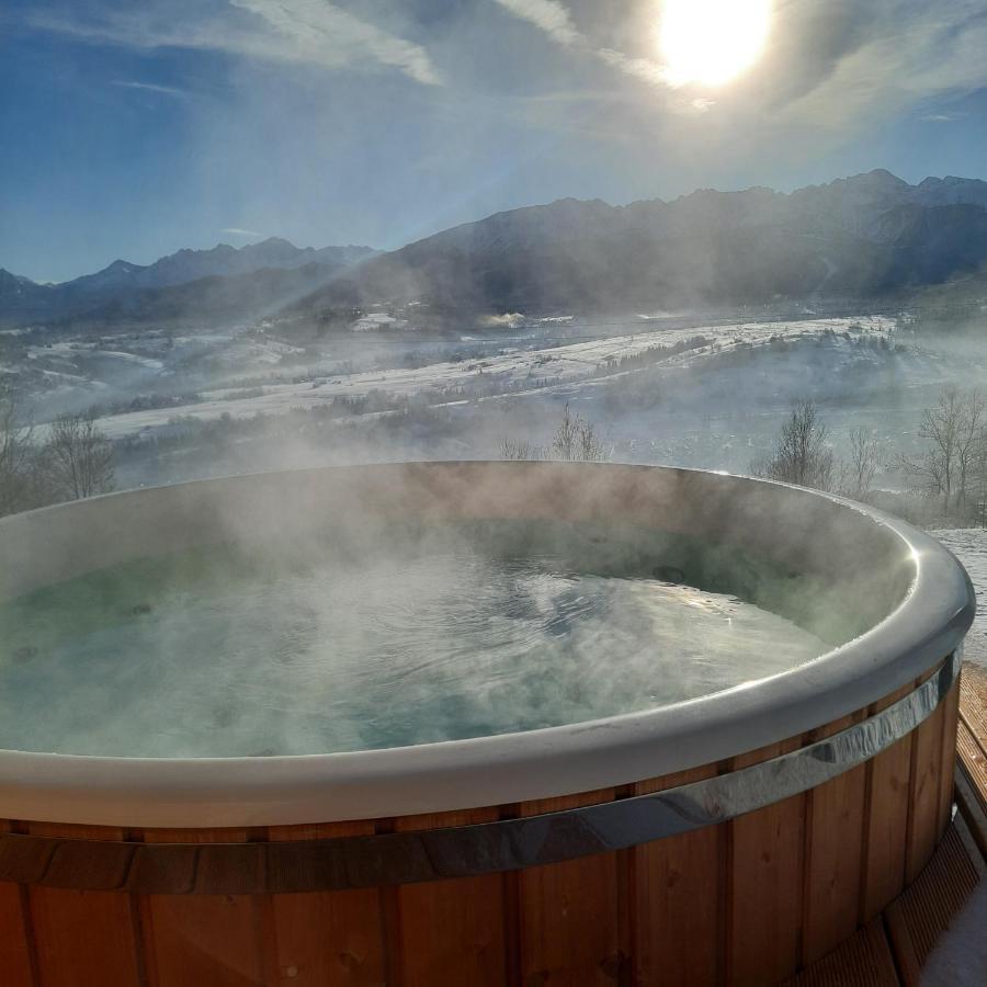Domki Widokowe Wooden Luxury Chalet & Jacuzzi Zab Εξωτερικό φωτογραφία