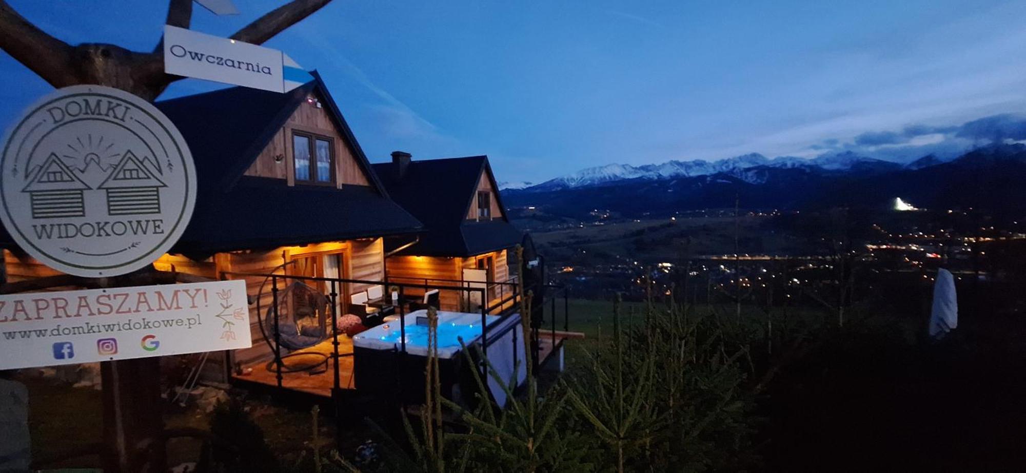 Domki Widokowe Wooden Luxury Chalet & Jacuzzi Zab Εξωτερικό φωτογραφία