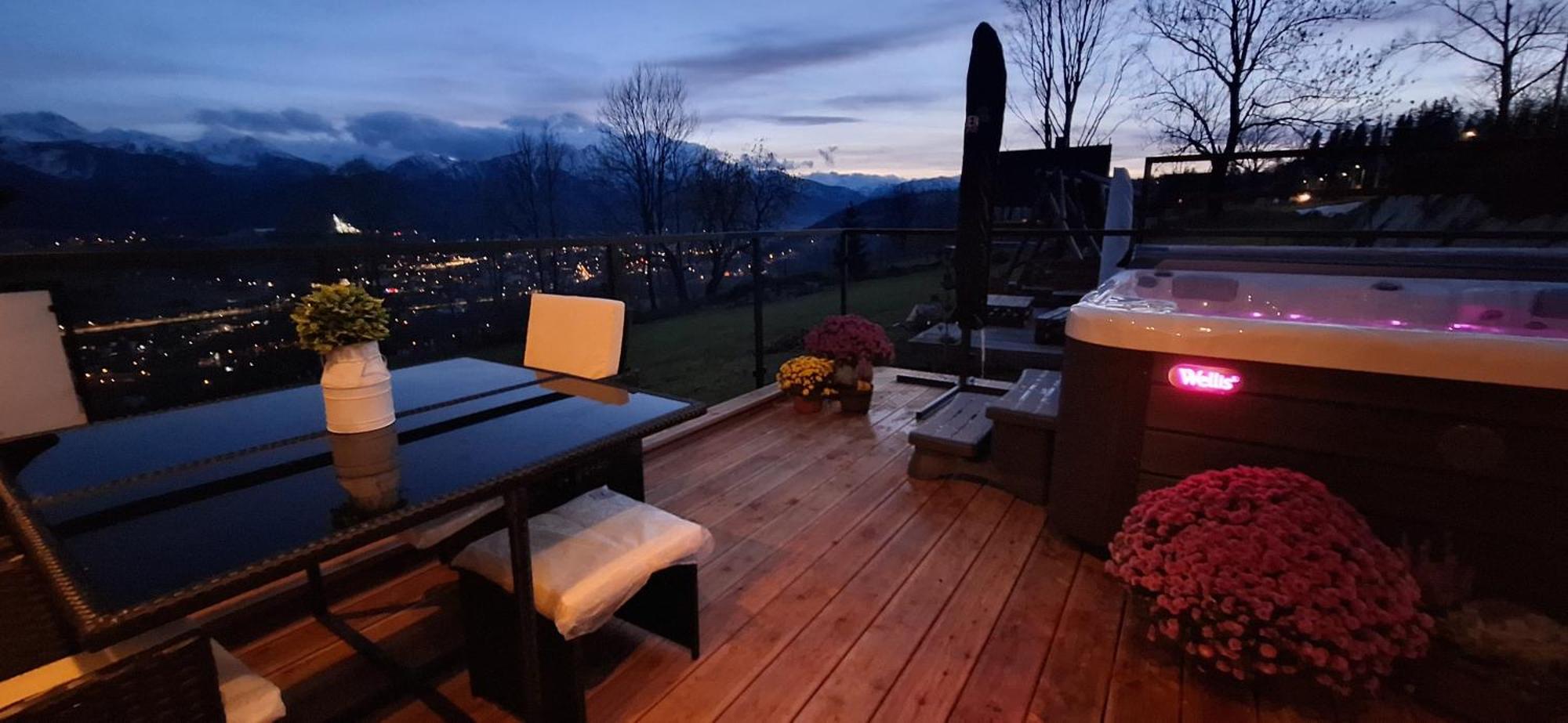 Domki Widokowe Wooden Luxury Chalet & Jacuzzi Zab Εξωτερικό φωτογραφία