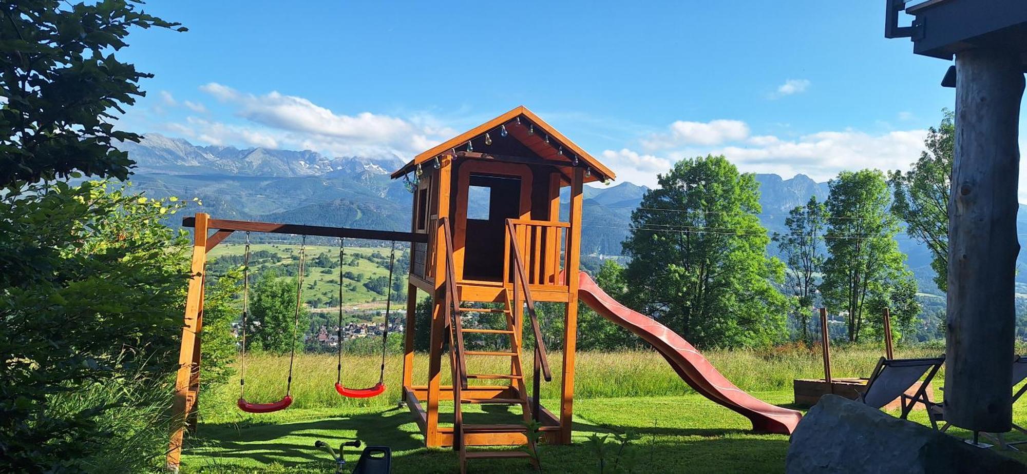 Domki Widokowe Wooden Luxury Chalet & Jacuzzi Zab Εξωτερικό φωτογραφία