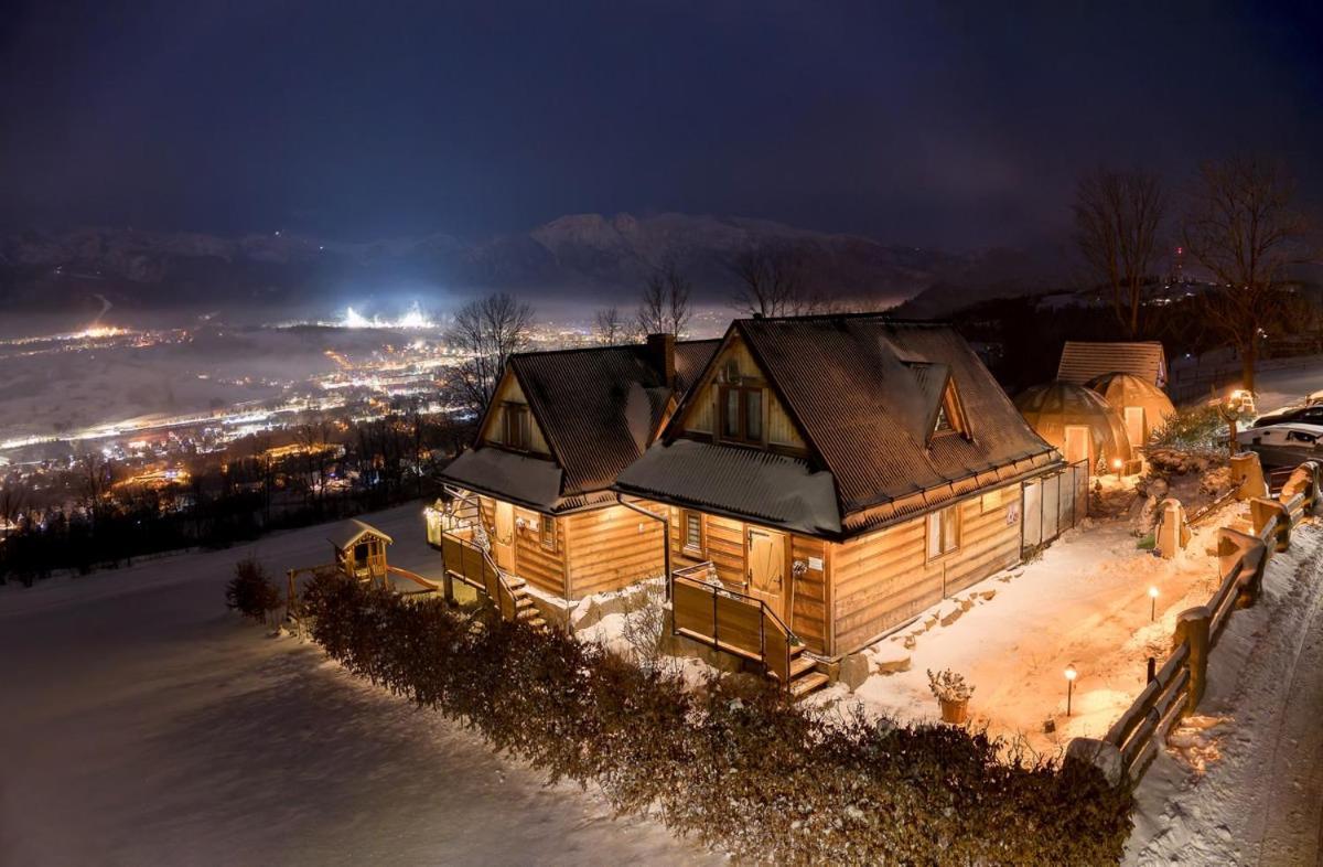 Domki Widokowe Wooden Luxury Chalet & Jacuzzi Zab Εξωτερικό φωτογραφία